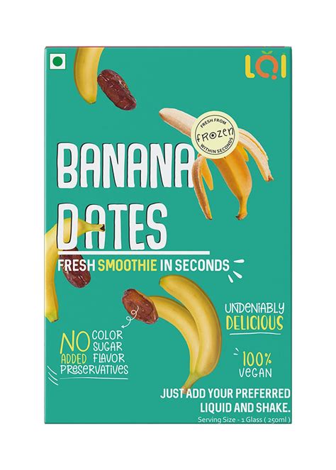Get Banana Dates Smoothie Pack ( Set of 3) at ₹ 357 | LBB Shop