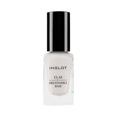 Buy INGLOT O2M Breathable Base Nail Care - White (11ml) Online at Best ...
