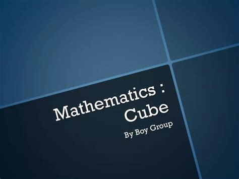 Image result for Cube Mathematics
