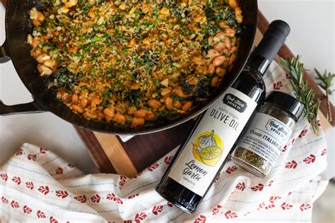 CANNELLINI BEANS & KALE WITH CRISPY BREAD CRUMBS Recipe | Red Stick Spice