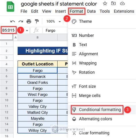 How to Highlight IF Statement with Color in Google Sheets