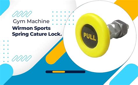 Wirmon Sports Gym Machine Spring Cature Lock Round Shape Pack of 1 Gym ...