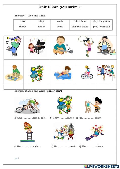 Can You Do Worksheet 的图像结果