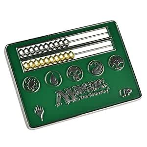 Buy Magic: The Gathering Green Card Size Abacus Life Counter Online at ...