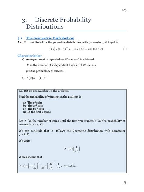 Image result for Example of Discrete Probability Distribution