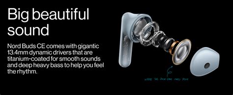 OnePlus Nord Buds CE Truly Wireless Bluetooth in Ear Earbuds (Mist Grey ...