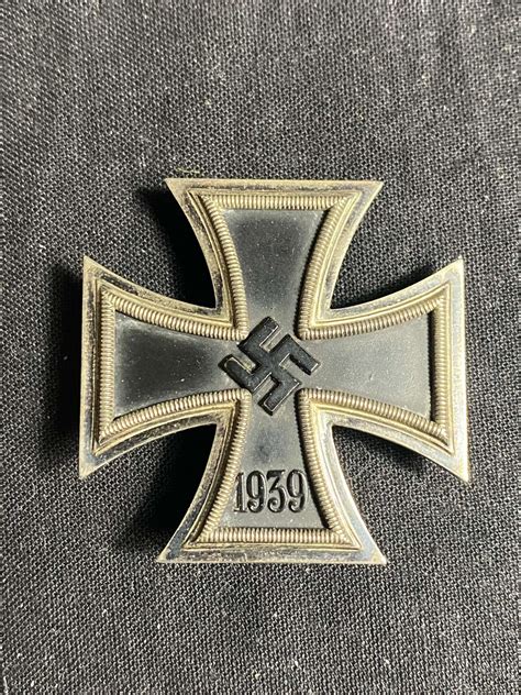 RARE WW2 GERMAN IRON CROSS 1ST CLASS (DEUMER) in Gallantry & honours