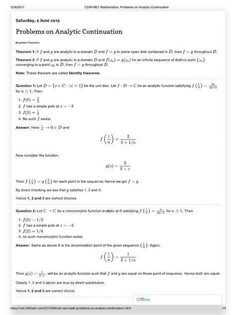Image result for Complex Analysis PDF