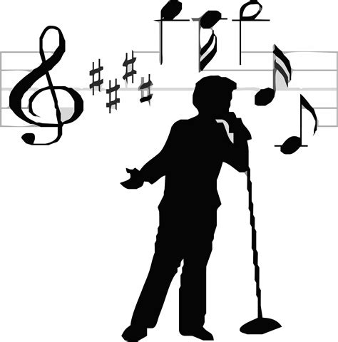 Free Singer Silhouette Cliparts, Download Free Singer Silhouette ...