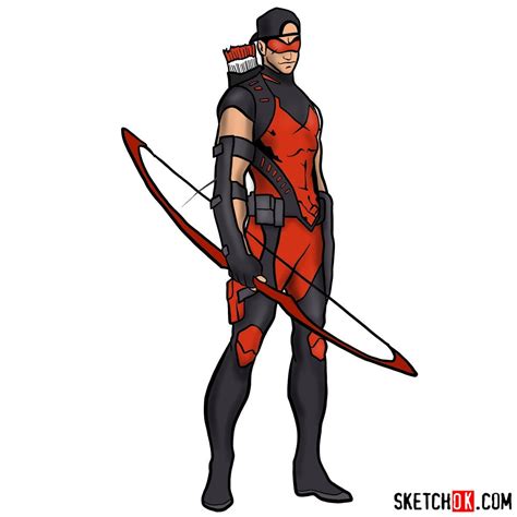 Learn How to Draw Arsenal from DC Comics: Sketch Roy Harper