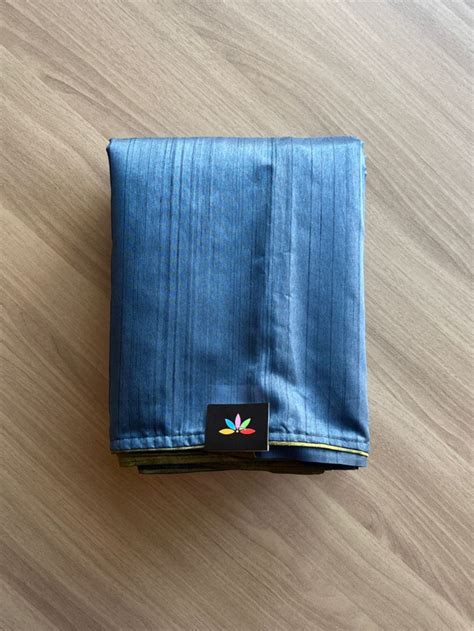 Hand embroidered Bullion Knot Semi Tussar Silk Saree-14692 – FABK