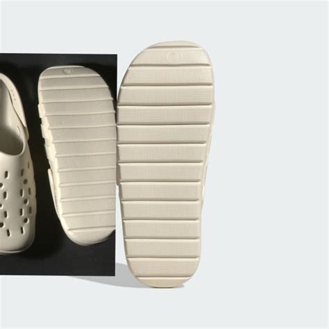 adidas Adilette Clog 2.0 - Beige | Free Shipping with adiClub