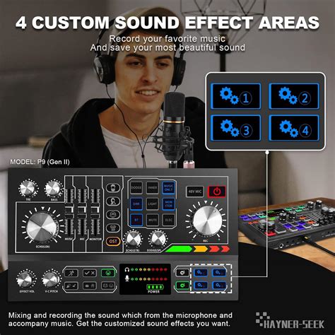 Hayner-Seek Podcast Equipment Bundle for 2, Audio Mixer with India | Ubuy