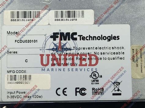 FMC TECHNOLOGIES FMC2 FLOW MANAGEMENT COMPUTER FCDU020101 SERIES C ...