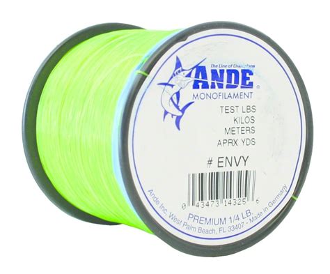 ANDE A14-50GE Premium Monofilament, 1/4-Pound Spool, 50-Pound Test ...