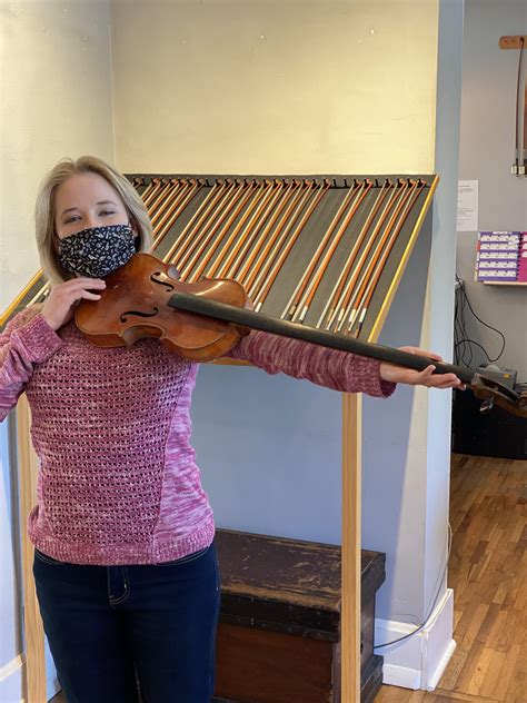 Violin with an extra long neck let’s you play the full instrument range ...