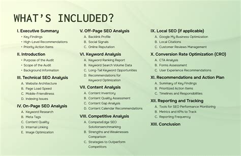 Digital Marketing Agency SEO Audit Report Template in Google Docs, Word ...