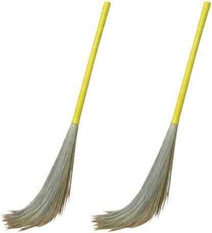 CleanJoy Hexa Eco-Friendly Grass Broom Phool Jhadu with Neon Green ...