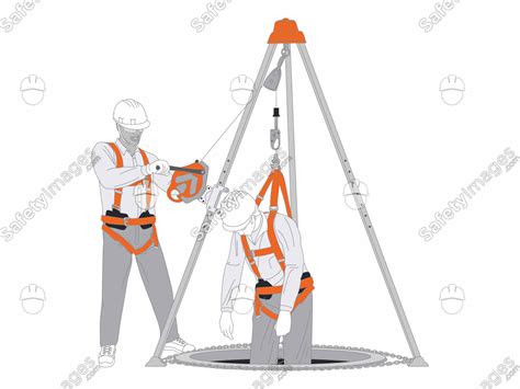 Confined Space Rescue Using Tripod – SafetyImages.com