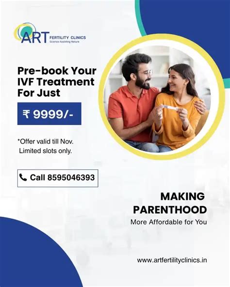 IVF Pre-Booking Offer ₹9,999 | ART Fertility Clinic India