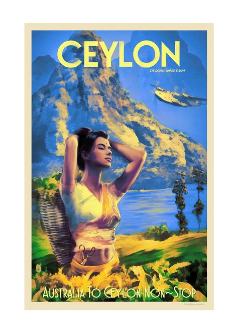 Double Sunrise, Ceylon, 1940s. – Stick No Bills