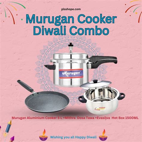 Murugan Aluminium Cooker 5 L Diwali Combo 2024 – PLS SUPER BAZAR