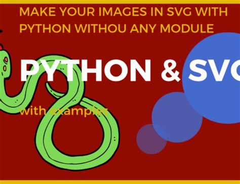 Image result for Create SVG File with Python