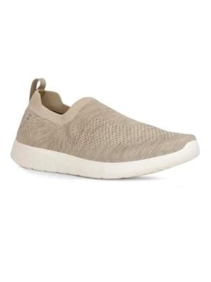 Buy Bata 8898 Geto: Men's Beige Slip-On Canvas Sneakers for Effortless ...