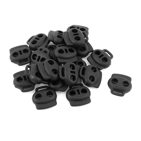Sellify Dual Holes Spring Loaded Cord Lock Stopper Toggle Fastener ...