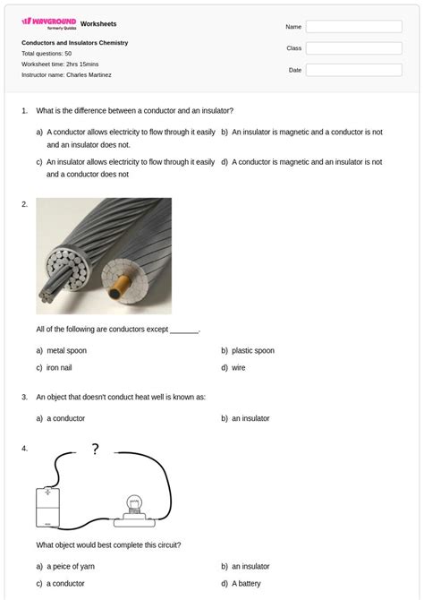 50+ Chemistry worksheets for Class 4 on Wayground | Free & Printable