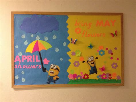 April Showers Bring May Flowers Bulletin Board Ideas/april Showers ...