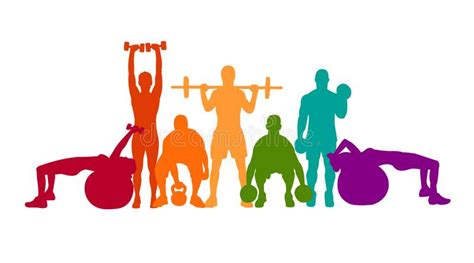 gym workout vector