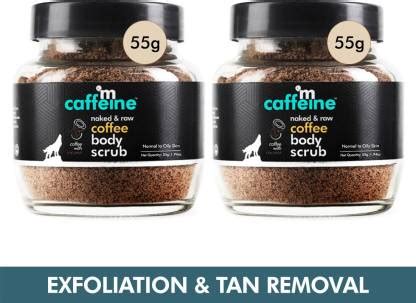mCaffeine Coffee Body Scrub for Tan Removal, Exfoliation & Soft Glowing ...