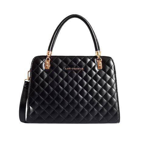 Buy Avril Madame Black Satchel Bag | Lino Perros