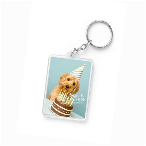 Acrylic Rectangle Keychain – Magic Memoir