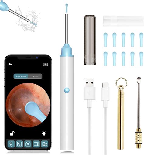 Amazon.com: Ear Wax Removal, Uthvouxy Ear Cleaner with 1296P HD Camera ...