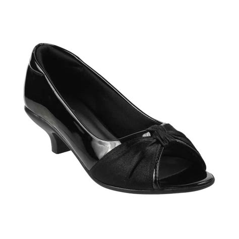 Buy Mochi Women Black Formal Peep Toes Online | SKU: 31-5141-11-37 ...