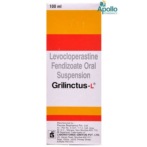 Grilinctus-L Oral Suspension 100 ml Price, Uses, Side Effects ...