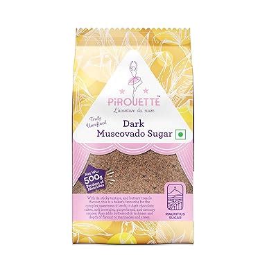 Pirouette Dark Muscovado Sugar, 500g | Truly Unrefined | Mauritius ...