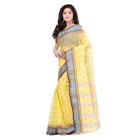 Buy Desh Bidesh Women's Traditional Bengal Tant Pure Handloom Cotton ...