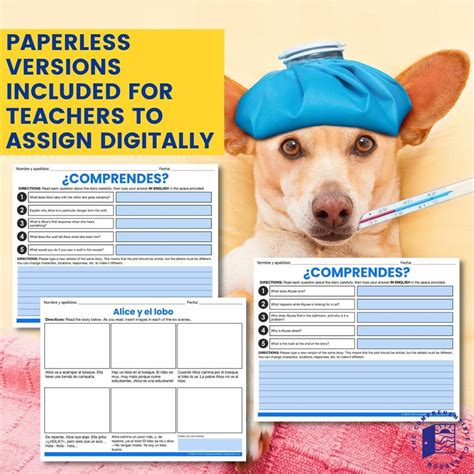 The Comprehensible Classroom | Spanish Substitute Activities | Set #1