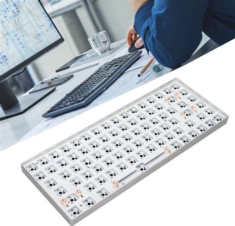 Buy RGB Modular DIY Mechanical Keyboard, 84 Keys Hot Swappable 3Pin ...