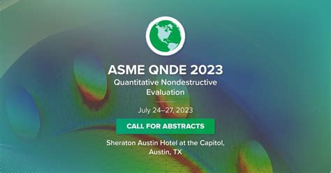 QNDE 2023: 50th Annual Review of Progress in Quantitative ...