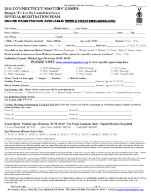 Fillable Online usms 2014 CMG Registration Form - usms Fax Email Print ...