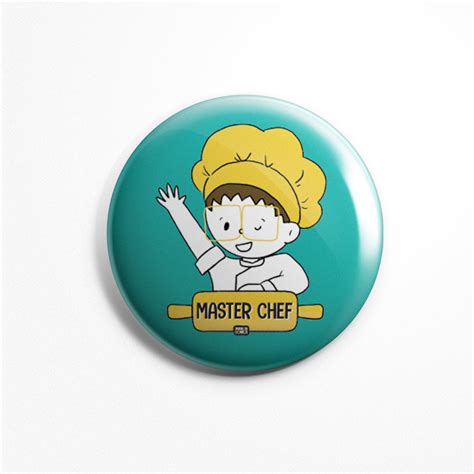 Master Chef - Girl/Boy | Badge + Magnet – DoodlesbyGonica