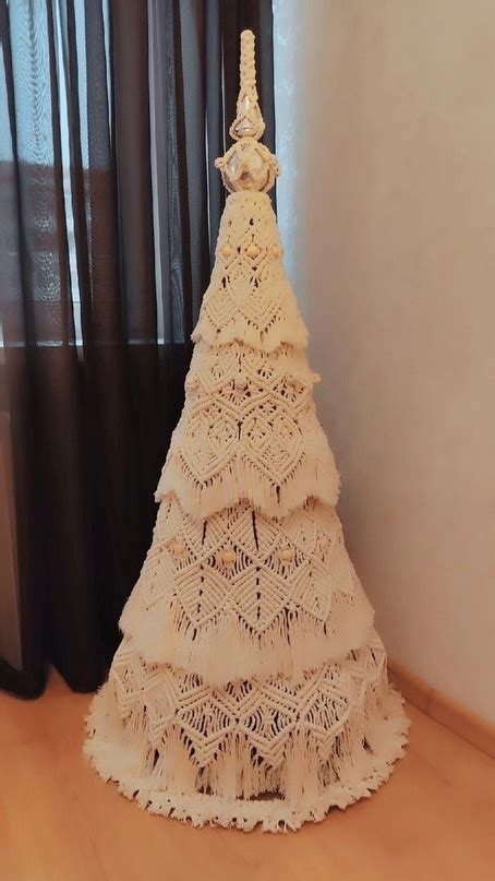 Image result for Large Macrame Christmas Tree Tutorials