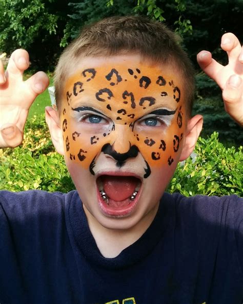 How To Do Leopard Face Paint at Ruby Ethel blog