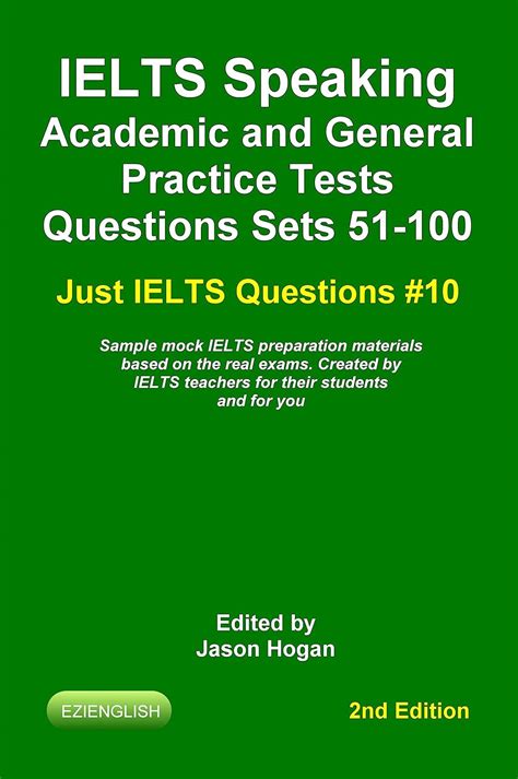 IELTS Speaking. Academic and General Practice Tests Questions Sets 51 ...