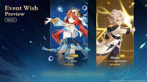 Genshin Impact Nilou banner preparation guide: Pity, 50-50, and Primogem requirements