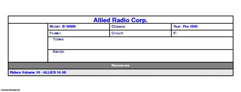 ALLIED RADIO B-10620 10621 SCH Service Manual download, schematics ...